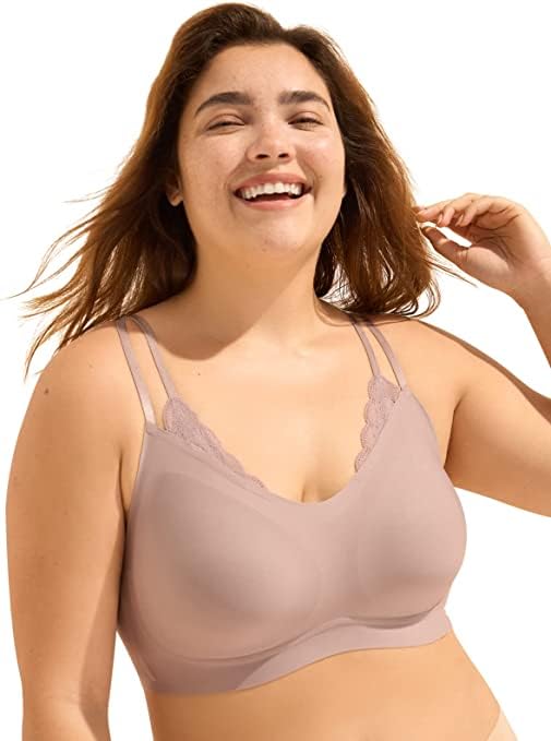Wireless Bra for Women, Seamless Bra for Women Plus Size, Full Coverage, Comfortable Bras, No Underwire, Everyday Bra