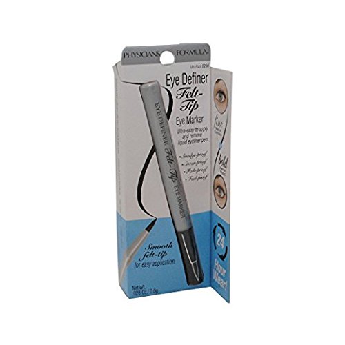 Physicians Formula Eye Definer Felt Tip Marker, Ultra Black, 0.8 Ounce (Pack of 2)