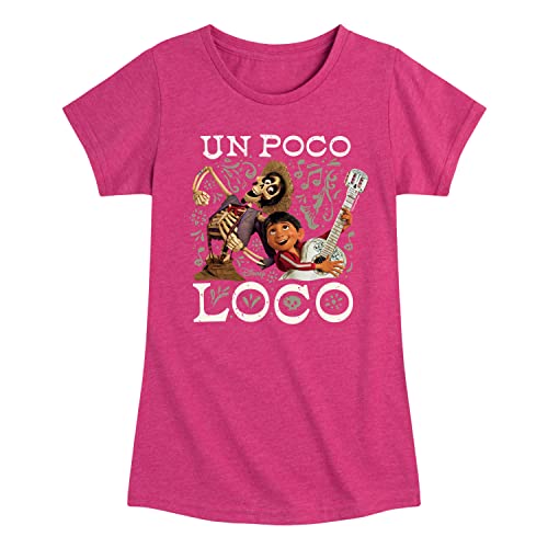 Disney - Coco - Un Poco Loco - Toddler and Youth Girls Short Sleeve Graphic T-Shirt