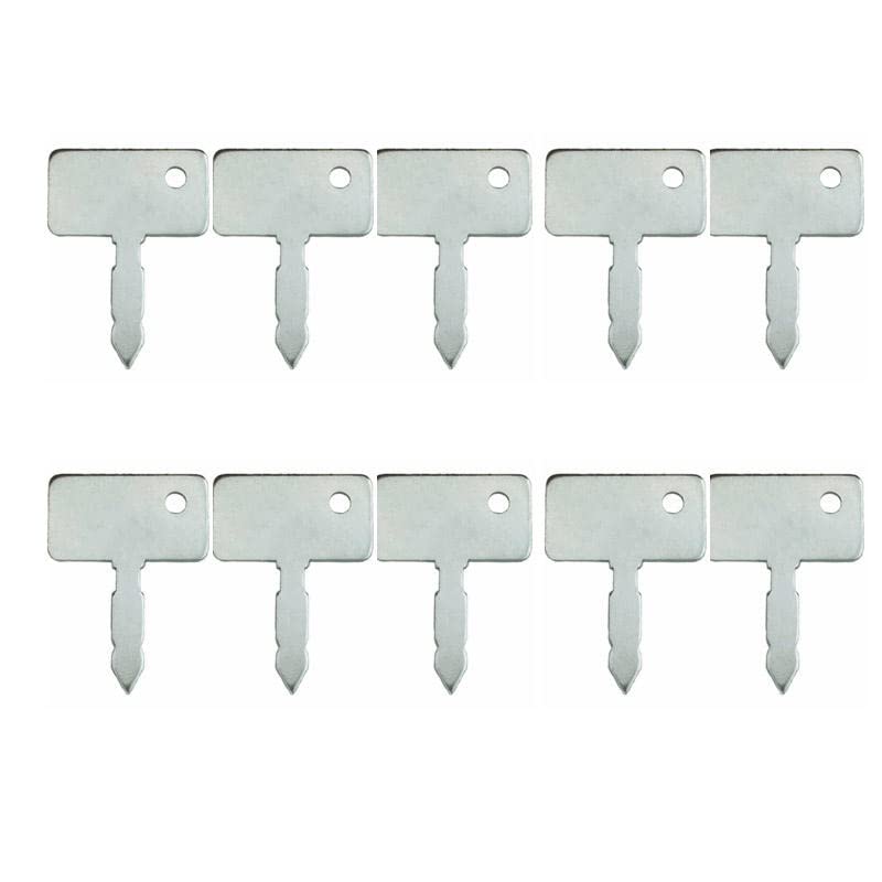 10 Pcs C5NN11603B 3989 Ignition Keys for Ford Holland Case 1530 1725 1925 2000 2100 2110 2110LCG 2121 S.3989
