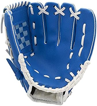 AIDIER Youth Durable Leather Baseball Gloves Teens Softball Catchers Mitt Child Infield Left Handed Baseball Glove Kids First Base Glove T Ball Baseball Throw Training Gloves Size 11.5 inch
