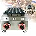 LPG Gas Waffle Maker, 50 Holes Mini Dutch Pancakes Maker Machine, Stainless Steel LPG Gas Poffertjes Maker with PTFE Coated Plate, Commercial Baker Machine for Retail Shop, Restaurant