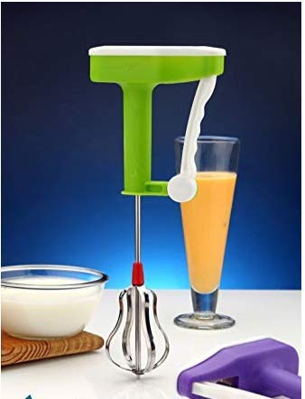 sheejai DPV Power-Free Hand Blender in Kitchen appliances with high Speed Operation Egg and Cream Beater, Milkshake, Soup, Lassi, Butter Milk Maker (Multicolour)