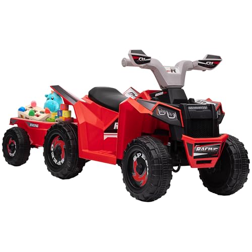 HOMCOM Kinder Quad Elektro 6V Kinderquad mit Vorwärts-,...