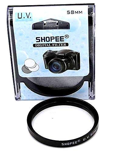 SHOPEE 58MM Saftey UV Lens Filter for Canon EOS 18-55MM 55-250MM 1100D 500D 5D 450D 600D 650D 1200D 1000D 58MM-(Pack of 2) (B08PPG2N7T) Amazon Price History, Amazon Price Tracker