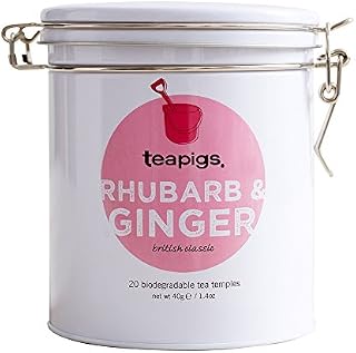 Teapigs Rhubarb and Ginger Tin of Tea 3527