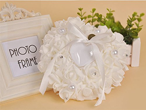 Woneart Romantico Cuscini portafedi Matrimonio