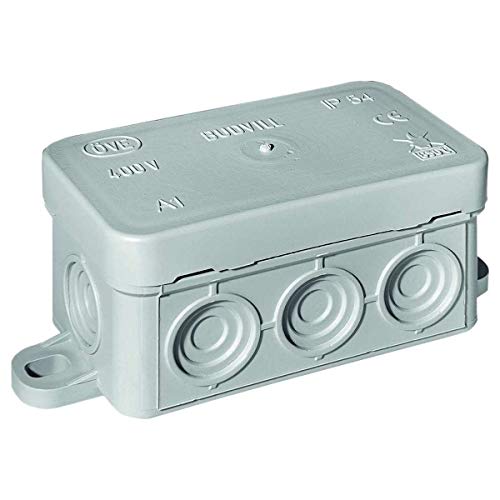 Preisvergleich Produktbild Aufputz-Feuchtraum-Abzweigdose 75x45x40mm grau