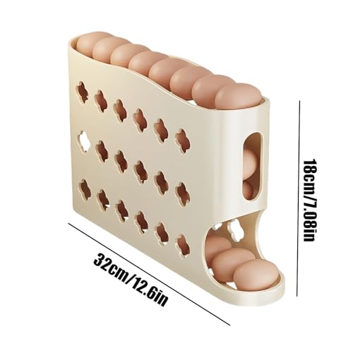Bandeja de soporte para huevos con diseño enrollable que ahorra espacio 3