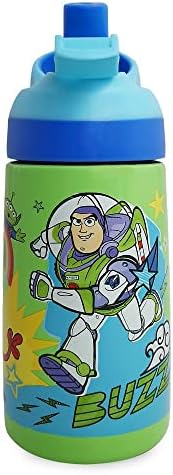 Disney Pixar Toy Story Stainless Steel Water Bottle with Built-In Straw