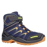 LOWA Stiefel mittel MADDOX WARM GTX MID JR navy/orange, 34