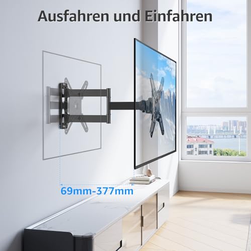 MOUNTUP TV Wandhalterung für 14-42 Zoll LED, LCD,OLED Fernseher & Monitor – Ansicht 3