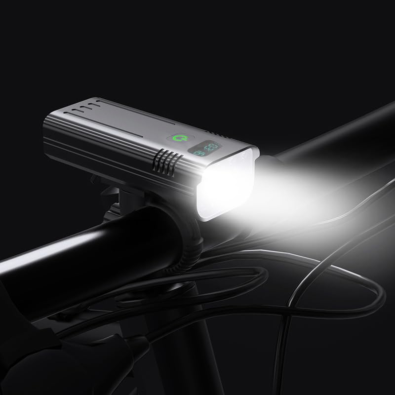 Luz LED brillante de seguridad con batería recargable, diseño impermeable, fácil instalación para ciclismo, ciclismo de montaña y conducción nocturna