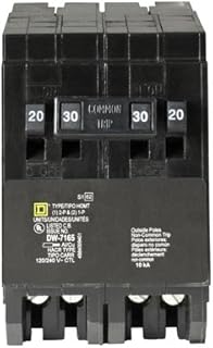 Homeline Tandem Circuit Breaker Double Pole 20/30 Amp 2 Spaces Bulk5