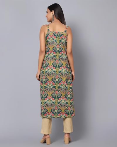 Image of PATLANI Women's Crepe Full Stitched Kurti.
