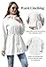 Zando Waterproof Rain Jacket Women Waist Cinching Raincoat for Women Packable Womens Rain Jacket with Hood Lightweight Rain Jacket Women Waterproof Windbreaker Jacket for Outdoor Travel Hiking White L