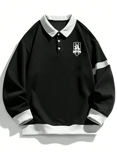Image of JVX Unisex-Adult Wool Blend Collared Neck Sweatshirt