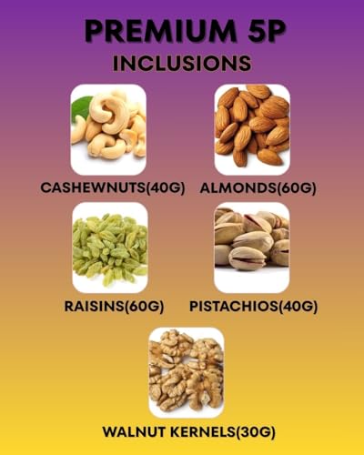 Browntree Premium 5p (230g) | Almonds, Cashews, Raisins, Pista, Walnuts Kernels | Fresh & Healthy Dry Fruits and Nuts for Coworkers, Relatives, and FriendsI ideal gift box for all celebration | Corporate Gift box| Dry Fruit and Nuts Gift Hamper | Unique Gifts for Christmas & New year - Image 6