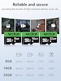 Aretop 32GB Micro SD Card 3 Pack, MicroSDHC,C10,U1,UHS-I,Micro Memory Card With SD Adapter,Read Speed Up to 90MB/s,TF Card for Tablette/Drone/Dash Cam/Camera/Phone/Nintendo-Switch/Security System - Image 3