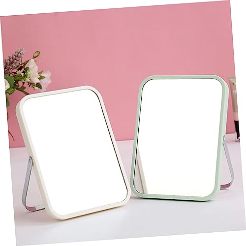 Espejo Maquillaje Vintage Portátil Diseño Simple Durable miniatura 5