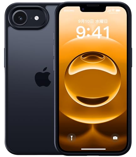 【米軍MIL規格・指紋防止】CASEKOO iPhone 16e 用 ケース 耐衝撃 滑り止め 指紋防止 米軍MIL規格 マット仕上げ ストラップホール付き 黄変防止 耐久性 カバー ワイヤレス充電対応 アイフォン16e 用 6.1 インチ ケース(マット
