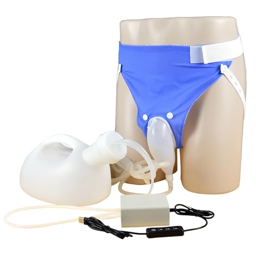 HMWOKPOT Electric Wearable Urine Collector, Premium Intelligent Electric Urinal Auto-Suction Urinal with Anti-Leakage Design - 3000Ml Large Capacity,Male