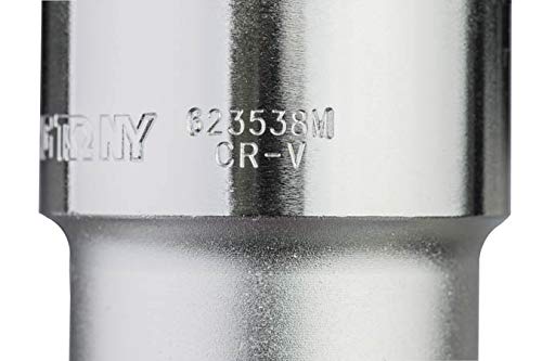 KING TONY 623538M Socket Long 3/4" 38mm for DIYers & Professionals, Made for Repair and Installation tasks 38mm - Image 3