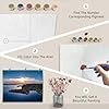 VETEB Paint by Numbers Kit for Adults Beginner Higgins Lake Spring Aerial Sunset DIY Painting on Canvas by Numbers Acrylic Oil Painting for Home Decor Gifts 16"x20" #2