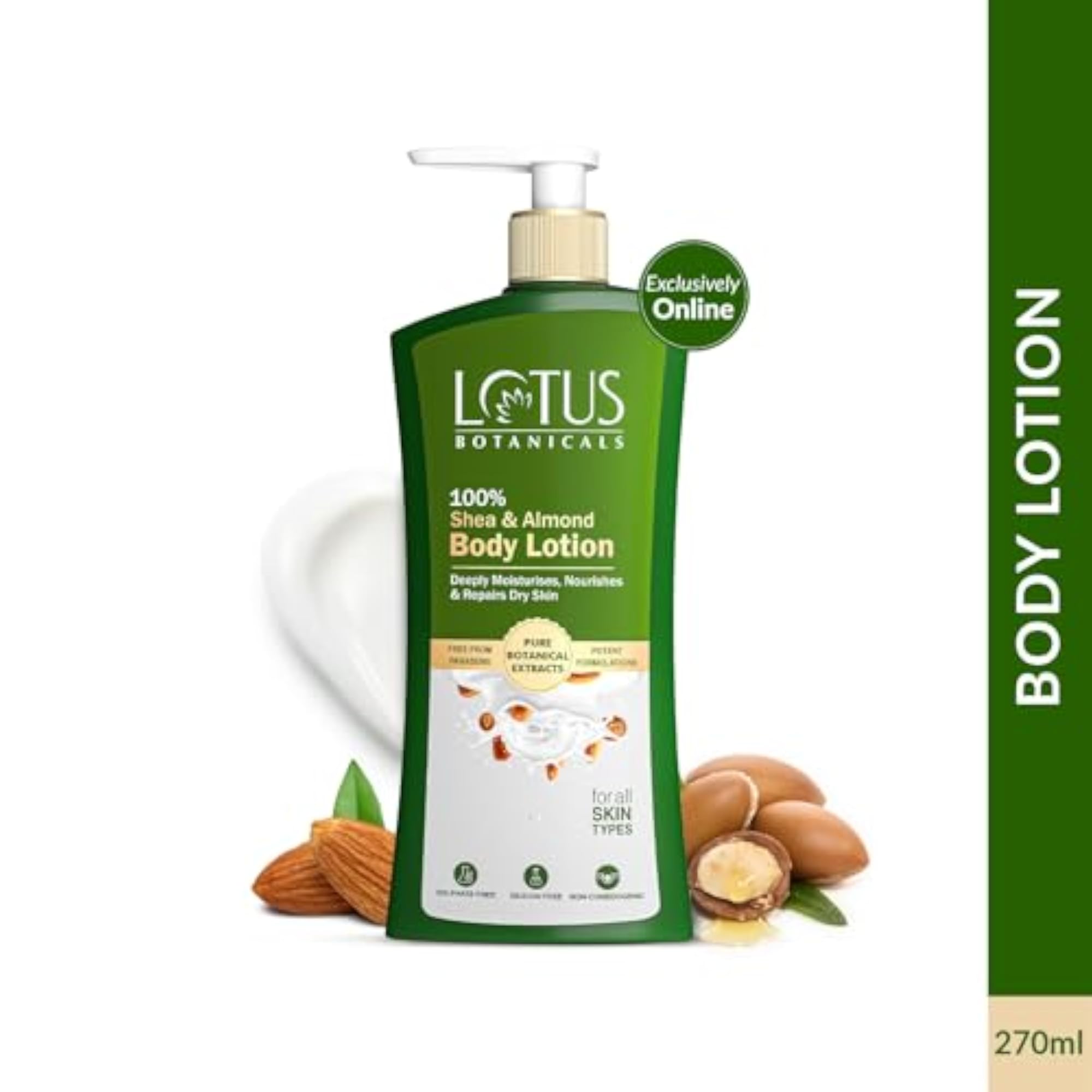 100% Shea & Almond Body Lotion, Deeply Moisturizing