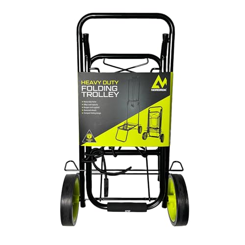 Nordrok 75125 50kg Heavy Duty Folding Trolley