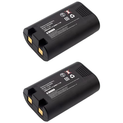 (2 Pack) Updated Rhino 5200 Rhino 4200 Battery for DYMO LabelManager 360D LabelManager 420P S0895840 W002856 1759398