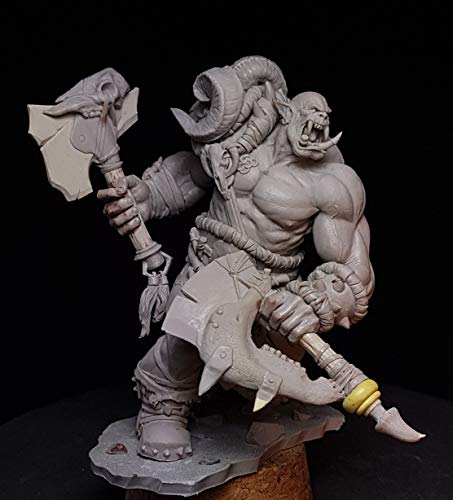 Figura de resina modelo 1:24 Orc Rager sin pintar sin armar miniatura 2