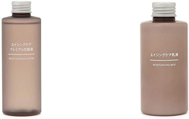 Amazon 無印良品 エイジングケアプレミアム化粧液 化粧水 200ml エイジングケア乳液 150ml 38743217 セット 無印良品 ビューティー 通販