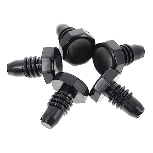 LAPYAPPE 5pcs Billiard Cue Bottom Covers Black Plastic Cue Stick Protector Pool Cue Tip Cover for Billiard Cue