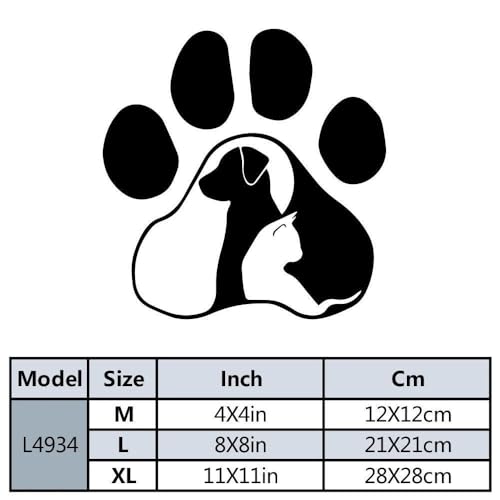 Autocollant de voiture de chien en vinyle blanc imperméable 28cm