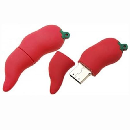 Microware 16GB Hot Chilli Shape Designer Fancy Pendrive (Red)