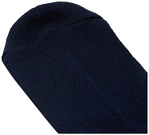 Jefferies Socks Big Girls' Misty Ruffle Turn Cuff Socks (Pack of 3), Navy, Medium3