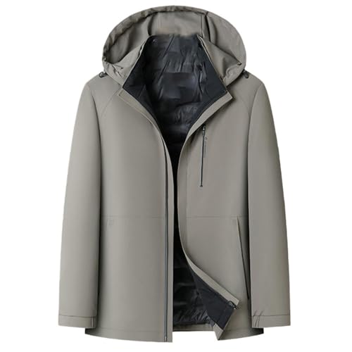 Blouson léger à capuche pour homme veste décontractée d'automne