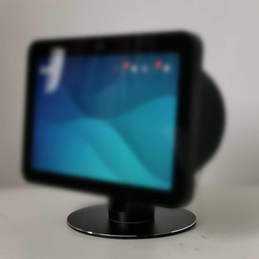 Aluminum Stand for Echo Show 8 (2023 & 2021 Models), 25° Tilt & Swivel, 8 Magnets Non-Slip Base, 5.2