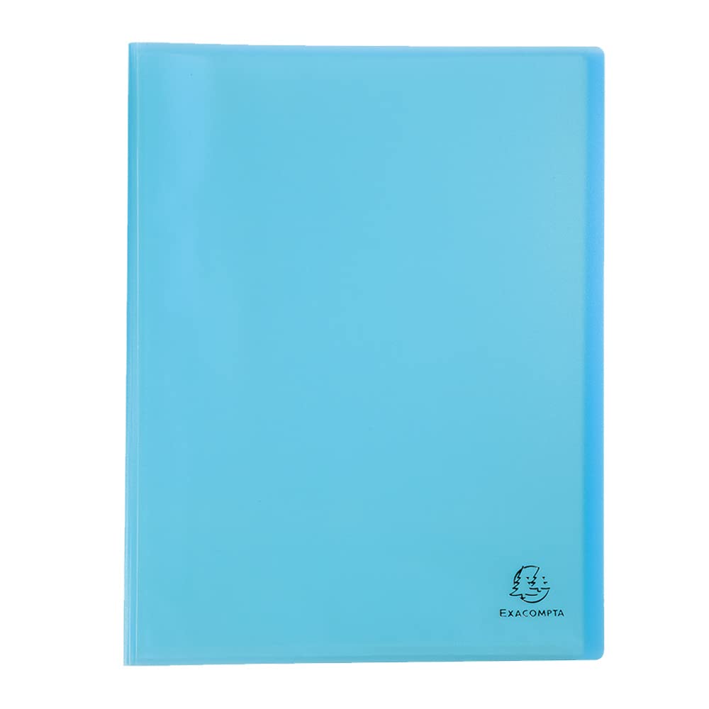 Protège-​documents A4 EXACOMPTA Chromaline Pastel 80 vues - 40 pochettes Bleu