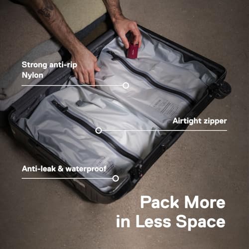 Kit de viaje al vacío Ekster con bolsas de almacenamiento de compresión 4