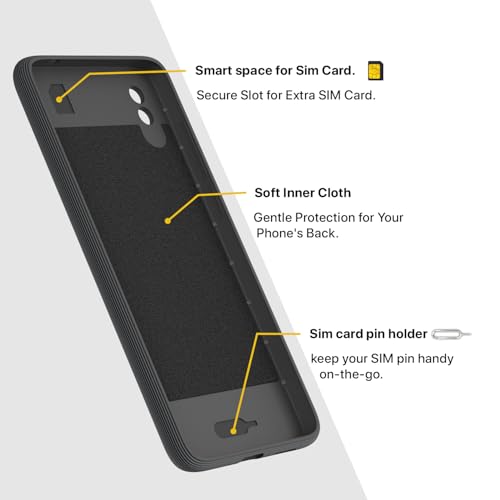 Image of Pikkme Back Cover for Redmi 9A / 9i / 9A Sport Camera Protection 3D Hexa Cube Design Silicone Protective Bumper Case (Grey)