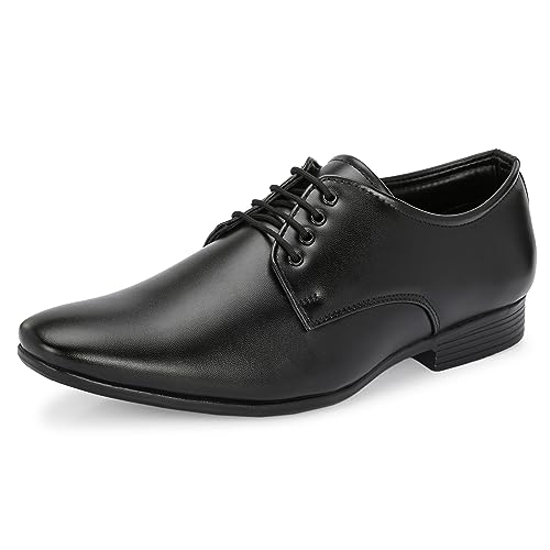 Centrino Formal Shoe for Men | Lace-Up Derby for Business & Casual Wear | Stylish Design with Comfortable Fit Craftsmanship for All-Day Support 64055-1_Black_8 Centrino Formal Shoe for Men | Lace-Up Derby for Business & Casual Wear | Stylish Design with Comfortable Fit Craftsmanship for All-Day Support 64055-1_Black_8