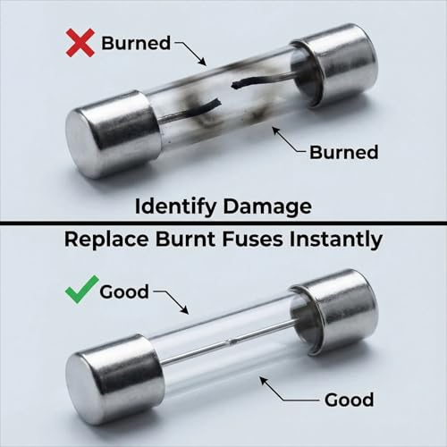 QBGTFAK 15 Values 250 pcs Fast-Blow Glass Fuses Assortment Kit 6x30mm 250V 1A, 2A, 3A, 5A, 6A, 7A, 8A, 10A, 15A,20A, 5x20mm, 250V 1A, 5A, 10A, 15A, 20A amp packag in a Clear Plastic Box