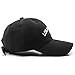 Los Angeles Hat 3D Embroidery Baseball Cap Unisex Sun Hat for Men and Women (Black)