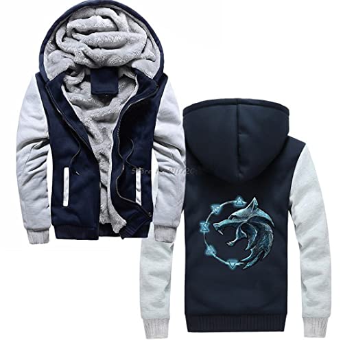 Sweat à capuche pour vos sorties en ville, bleu épais XL homme