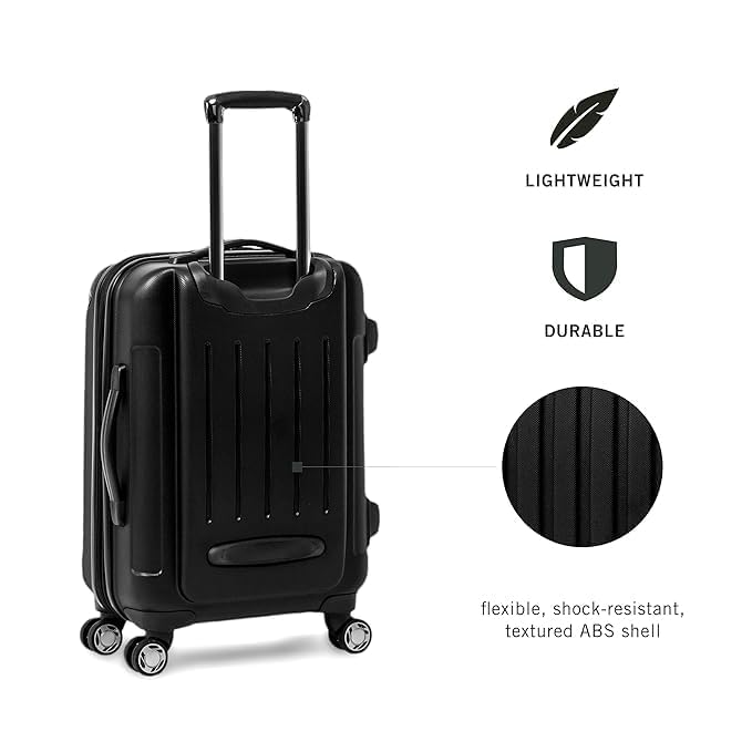 Image of Kenneth Cole Reaction Men's 28 inch Expandable Upright Carry-On One Size Black