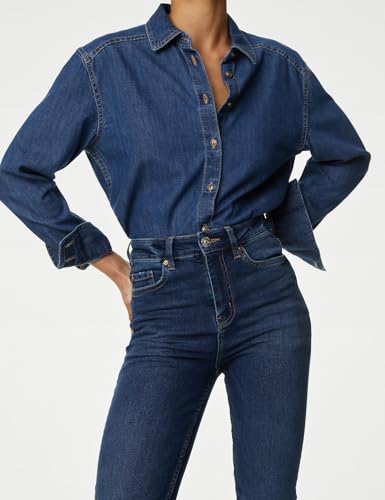Image of Marks & Spencer Women's High Rise Slim Jeans