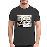 Ben Roethlisberger - Men's Soft Graphic T-Shirt PDI #PIDP115461, Black, Large