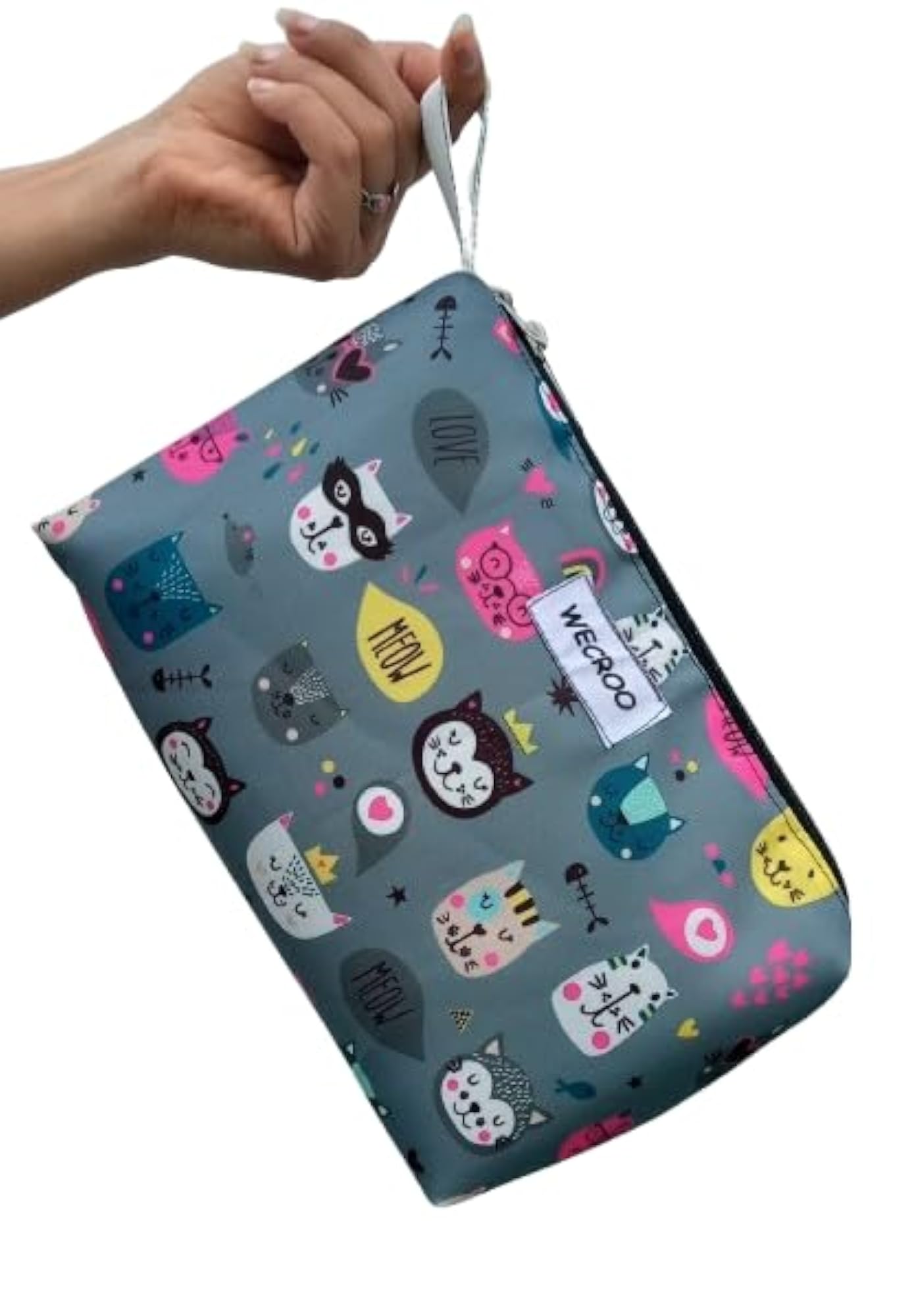 Printed Backpack with Matching Small Pouch, Set of 2